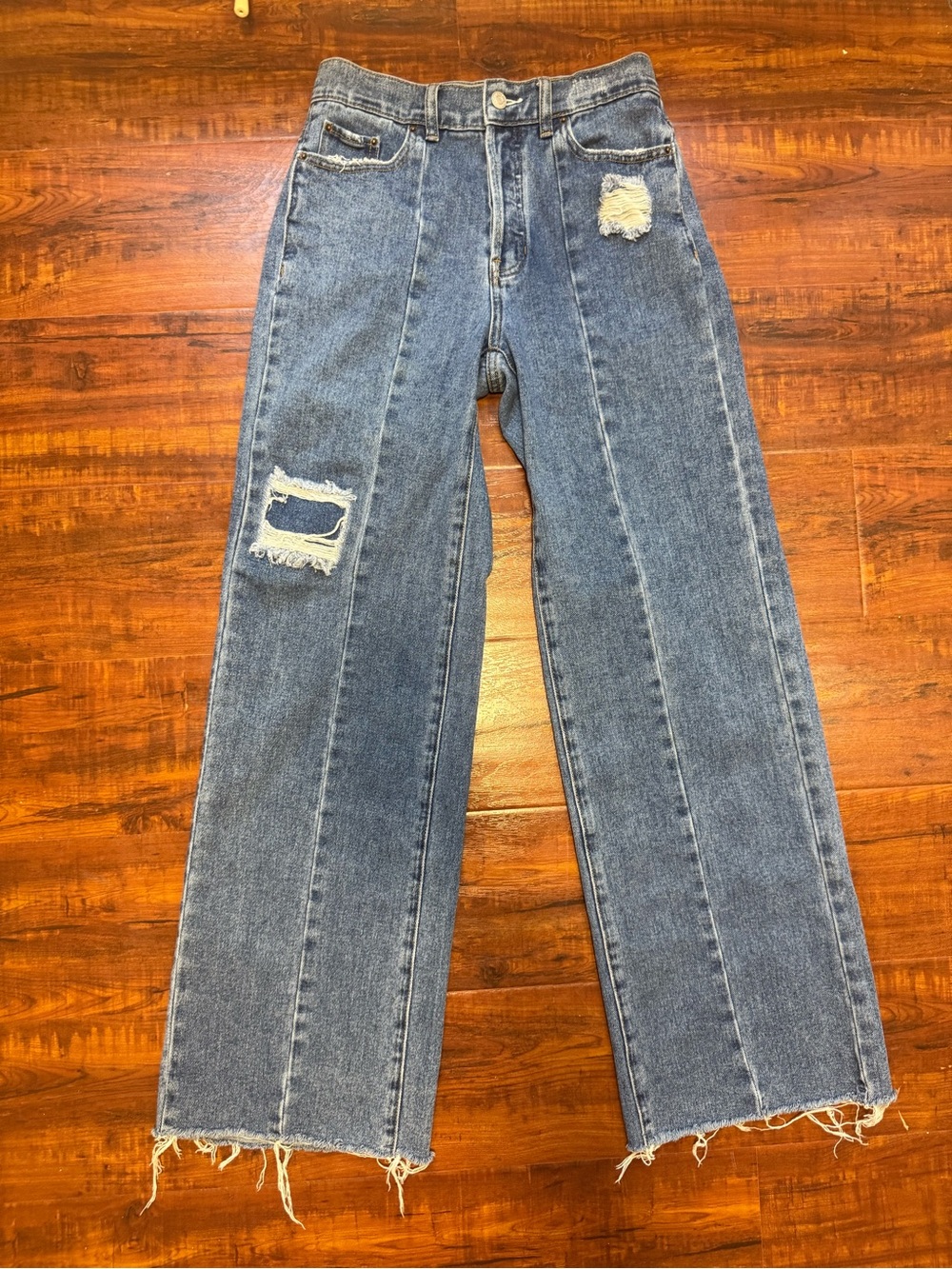 PacSun Distressed High Waisted Baggy Jeans size 25
